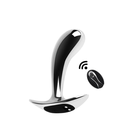 Prostatico Metalico Vibrante Loki - anal - prostata - juguete con control remoto - sexshop chile - dominame