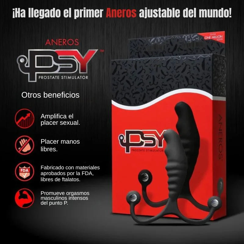 Prostático Psy de Aneros - Juguetes anales y de prostata en Dominame.cl el sex shop mas grande de Chile
