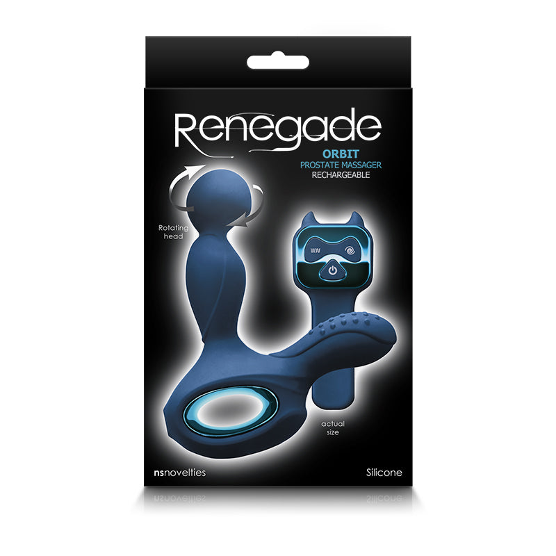 Prostatico Órbita Azul - juguete protatico - vibrador anal - con control - vibrador con control - vibrador recargable - sex shop Chile - envios discretos