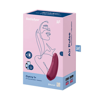 Satisfyer Curvy 1+ Red – Succiona, Vibra y Tiene App Gratis - Satisfayer - Descubre un Mundo de Sensaciones, descubre un Universo de Placer - Envíos rápidos y discretos a todo Chile