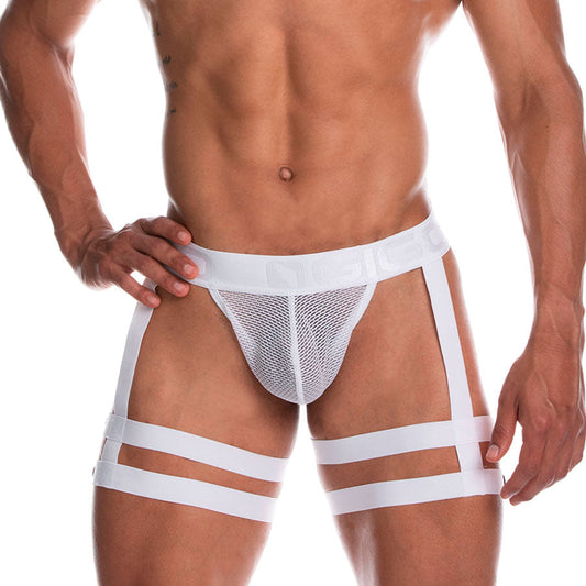 Secrecy Liguero White - lenceria masculina - portaligas de hombre - ropa intima sensual de hombre