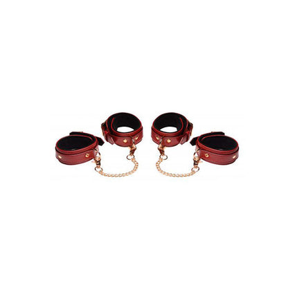 Set de Bondage Burdeos 6 Piezas - Collar de sumision - erotico shop