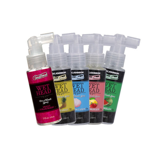 Spray Para Boca Seca Wet Head - Salivación - spray sabores - estimulante saliva - sexo oral - estimulante sexo oral - sex shop - envios discretos