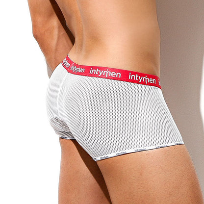 Sugar Trunk White - boxer corto - boxer de malla - lenceria hombre