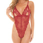 Teddy de Encaje Peek-A-Boo Zuria - Negro - lenceria femenina sexy - 
body mujer encaje