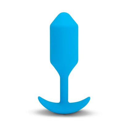 B-Vibe Vibrador snug plug large blue