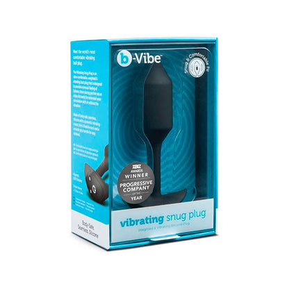 Vibrador snug plug negro - medium - plug dlatador - dilatador anal - plug anal - plug vibrador - juguetes anales - sexshop chile