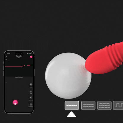 Vulse de Lovense - vibrador con movimiento interactivo con app - Huevo vibrador de empuje  - Sexshop (3)