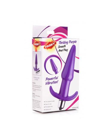 plug anal vibrante purpura balita vibrante sexo anal dilatador sexshop juguetes sexuales